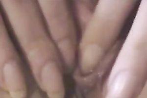 My girlfriend likes finger fucking her cum-hole in front of a camera