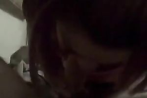 Pretty dyed haired perverted gal gives me a indeed amazing blow job