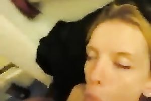 Naturally excited playful GF of my buddy enjoys getting filthy facial