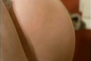 Light haired dumpy slut gives astonishing blow job to her freaky paramour