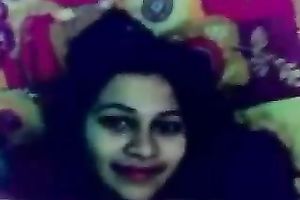 Indian amateur bulky nympho naked her large gazoo and natural whoppers