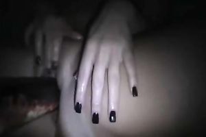 I push soaking cum-hole of spoiled slut with biggest sex toy