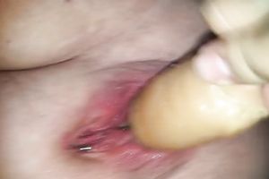 Fucking precious closeup of my lascivious GF's pierced twat and perverted sex toy