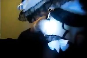 My cute GF sucks and rides my weenie whilst wearing a sailor dress