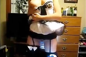 My cute GF sucks and rides my weenie whilst wearing a sailor dress