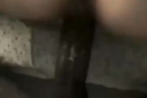 My giant dark shaft for miniature and horny dark brown legal age teenager playgirl