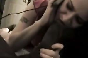 My giant dark shaft for miniature and horny dark brown legal age teenager playgirl