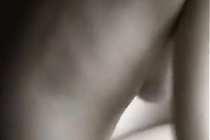 Amateur buxom Japanese nympho flashed her large meatballs during the time that washing