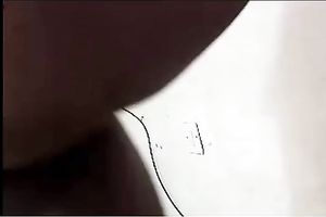 Chunky non-professional black skinned Desi nympho teases her own beefy cookie