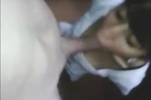 My slim GF with silky black hair is actually valuable at giving head