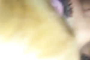 Blond haired cheap and marvelous golden-haired hooker sucked my ravishing pecker