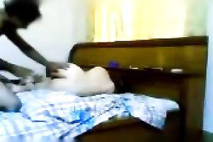 Perverted turned on man properly and brutally copulates his breasty GF