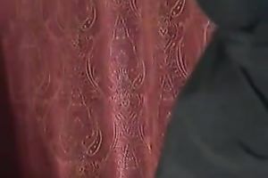 Gorgeous Desi brunette hair in dark hijab flashes her valuable boobies