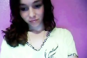 Captivating nineteen YO mistresse masturbates with great excitement