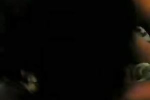 Fingering super sexy exotic looking black cock sluts in her curly fur pie