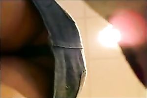 I took an incredily hot upskirt movie of super horny nymphos