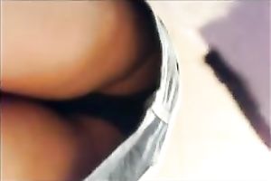 I took an incredily hot upskirt movie of super horny nymphos