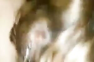 Just my Dominicana girlfriend sensually blowing my 10-Pounder