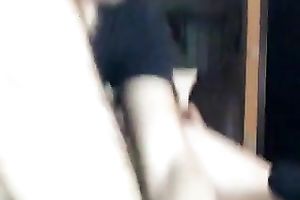 Amateur greatly wild and zealous chick was riding buddy's bulky large jock