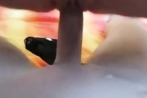 Horny dilettante blond GF takes weenie and the ride it by her new fanny