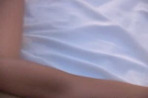 Lewd brunette non-professional nympho Anita pets her vagina with dildo