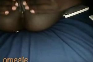 Black nineteen year old slutwife show cookie and rubs it in her bedroom
