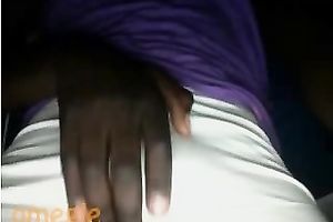 Black nineteen year old slutwife show cookie and rubs it in her bedroom