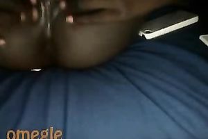 Black nineteen year old slutwife show cookie and rubs it in her bedroom