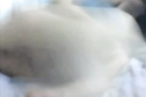 Enchanting dark brown tranny plays with her dong in webcam show