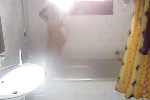 Lovely curves of a hot dilettante black skin Indian white lady