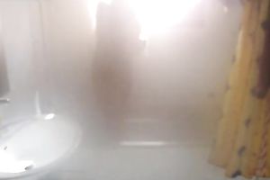 Lovely curves of a hot dilettante black skin Indian white lady