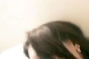 Lustful woman nailed unfathomable in her cum-hole in a missionary position