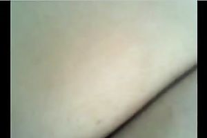 Red haired livecam black babe played with toy and undressed her large rack