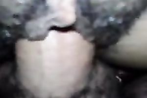 Kinky natural cheating wife with unshaved wet crack and valuable bum was kinda riding ramrod