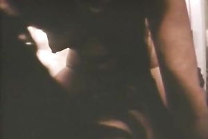 Two bawdy voracious sluts get cheerful by masker chap