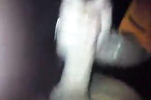 Green eyed white wife rubs and blows my huge dong