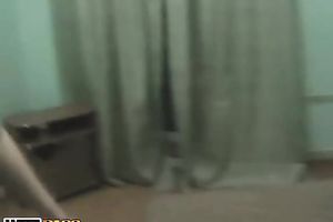 Luscious Russian chick Vika masturbates in baths and sucks schlong later