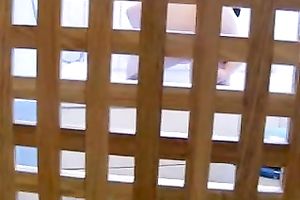 I am just spying on my lewd aged hotwife with cam