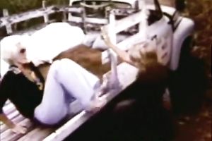 These sex crazed people are enjoying a vehement sex on the boat