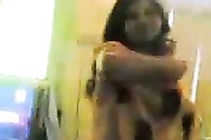 Petite black skin exotic hottie getting drilled in the POV movie