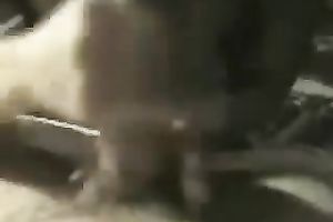 Awesome blond beauty jerking off my 10-Pounder and engulfing it with excitement