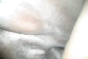 Thrusting my large dark cock in soaking wet wet crack gap