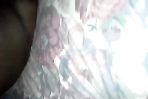 Thrusting my large dark cock in soaking wet wet crack gap