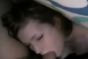 Horny eighteen yo party floozy savored each inch of my thick schlong