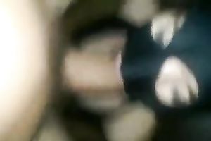 Masked sexually excited non-professional doxy sucks my beefy sloppy wang