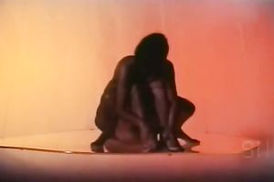 Awesome sex session with hawt white brunette hair hottie on the glass table