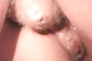 Large and obese weenie reamed that all soaked fur pie of excited hottie