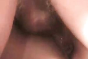 Large and obese weenie reamed that all soaked fur pie of excited hottie