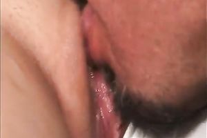 Young and filthy summer hotwife in the kitchen widens her legs