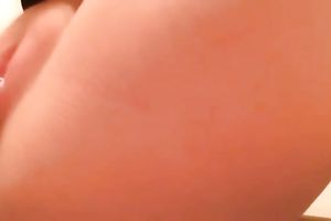 Amateur sexy girlfriend of mine flashed and masturbated her wet crack a bit